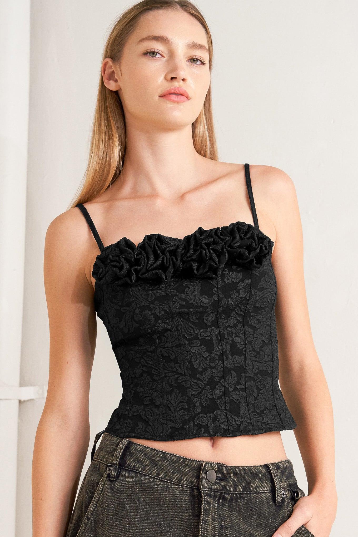 FOREVER DAYDREAMING WOVEN TOP Flying Tomato