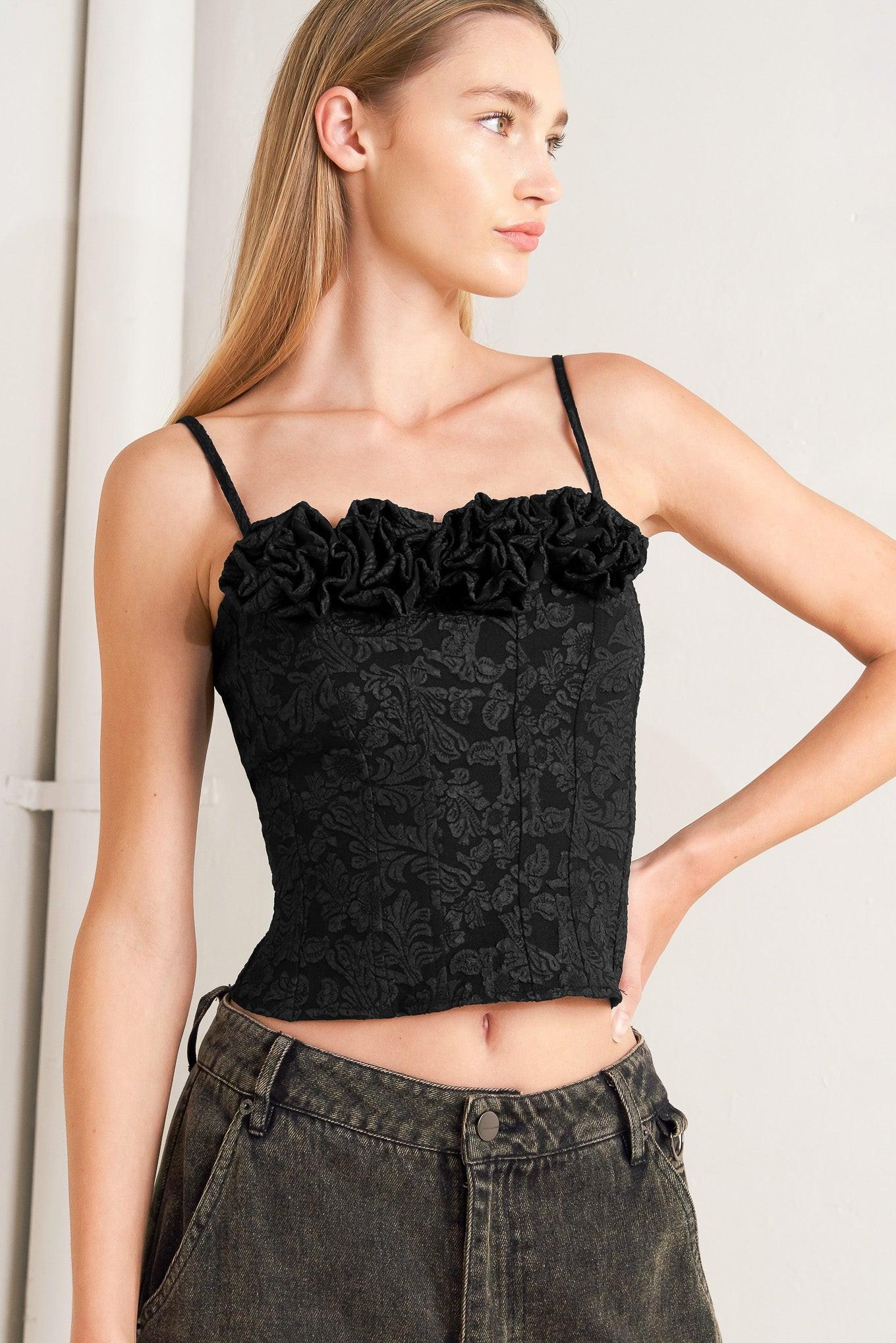 FOREVER DAYDREAMING WOVEN TOP Flying Tomato