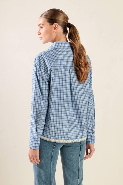 AWAITING LOVE WOVEN TOP Flying Tomato