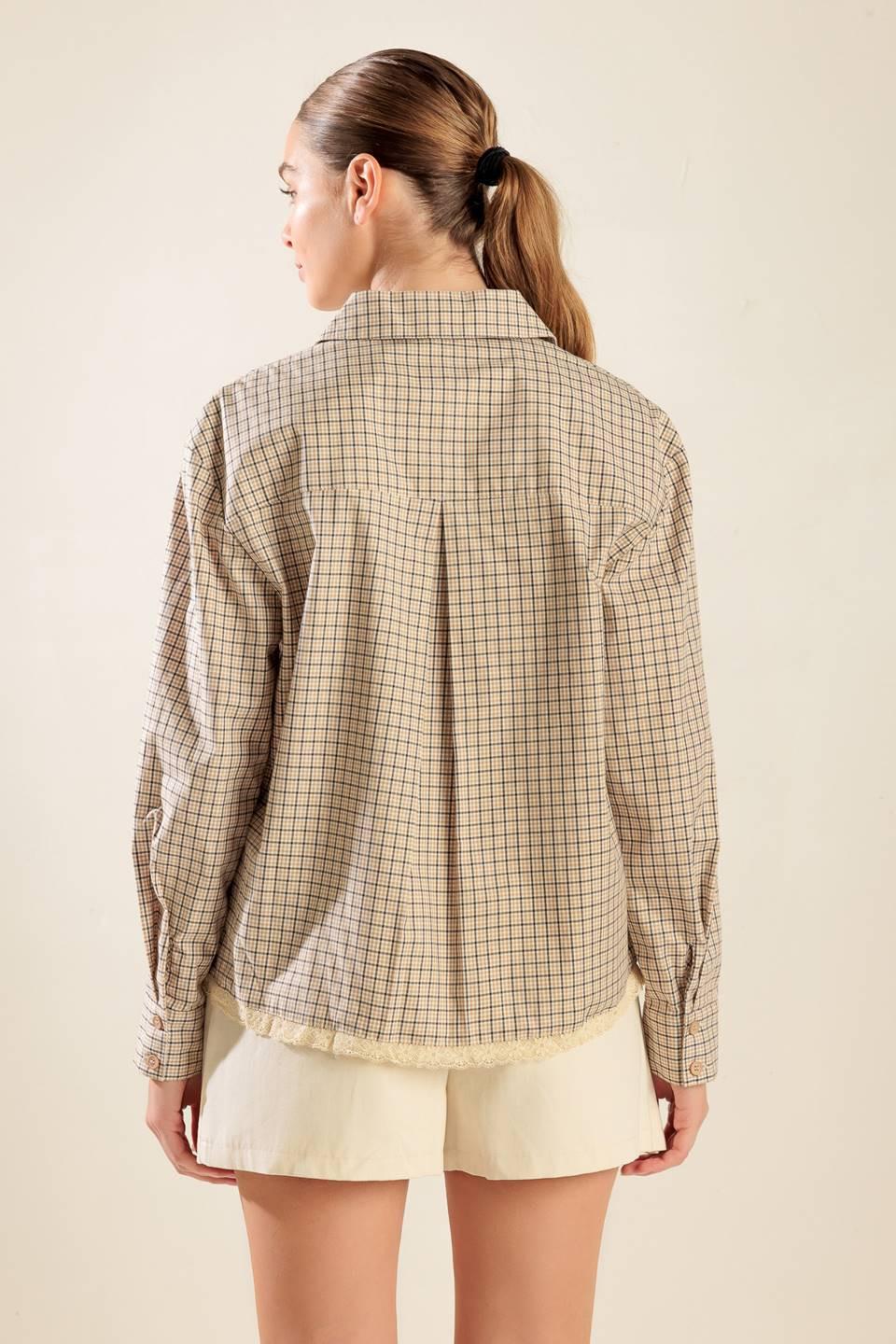 AWAITING LOVE WOVEN TOP Flying Tomato