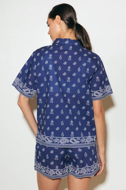 SUNKISSED MEADOW WOVEN SHIRT Flying Tomato