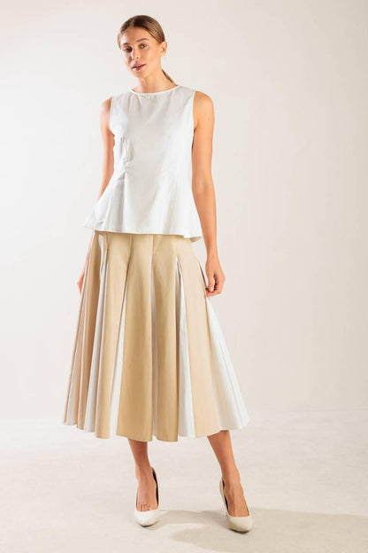 FIRST DATE WHITE WOVEN TOP Flying Tomato