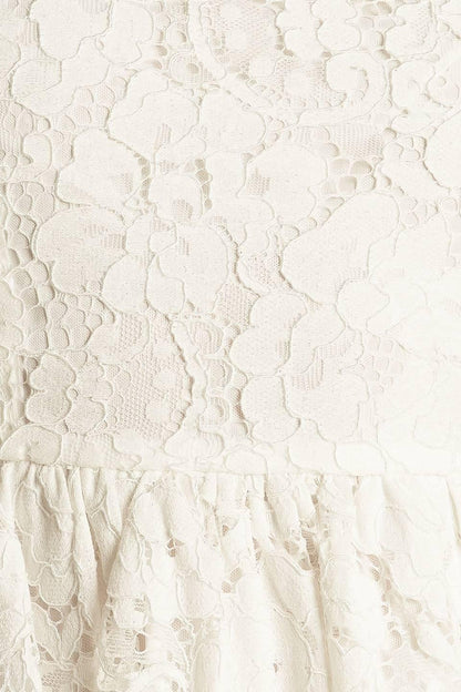 WE TRUST YOU WOVEN LACE TOP Flying Tomato