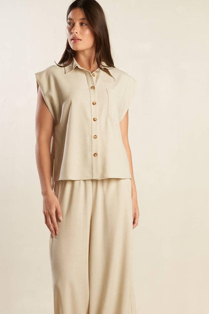 GO WITH GRACE WOVEN SHIRT Flying Tomato