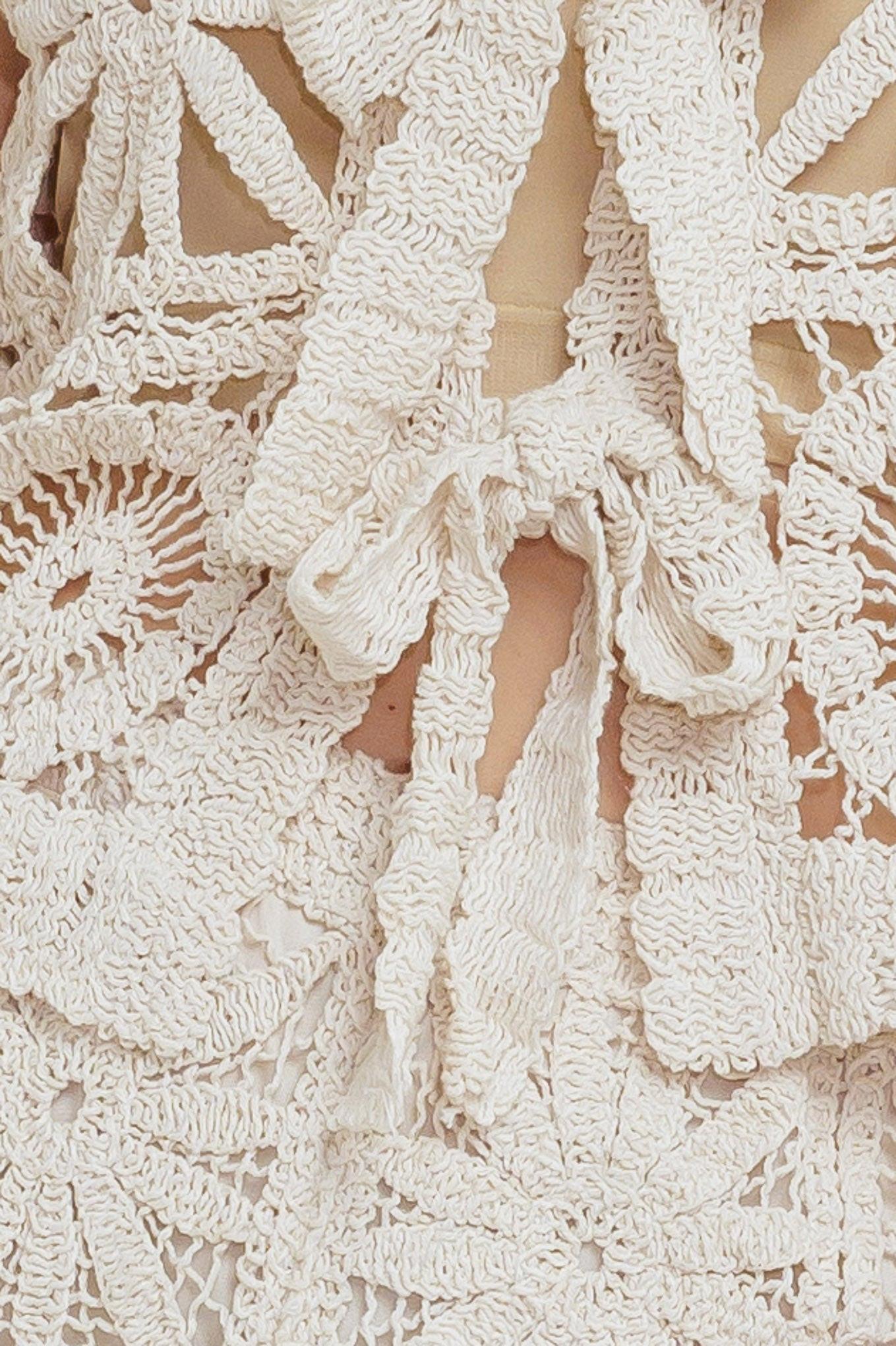 COASTAL BREEZE CROCHET VEST AND PANT SET Flying Tomato