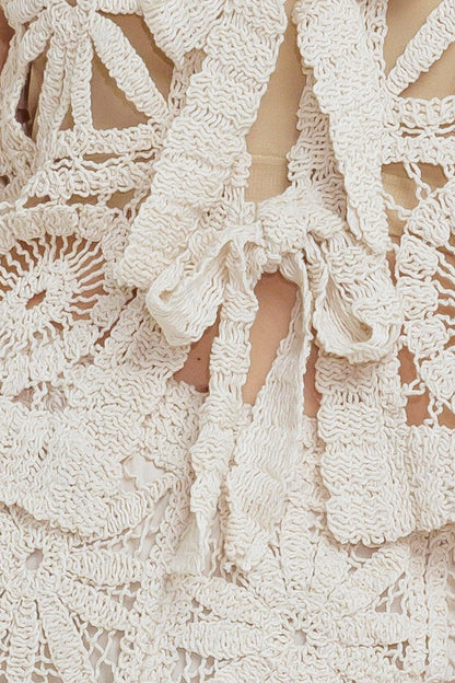 COASTAL BREEZE CROCHET VEST AND PANT SET Flying Tomato
