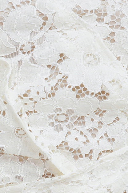 CHANTILLY FLAIR WOVEN LACE TUBE TOP Flying Tomato