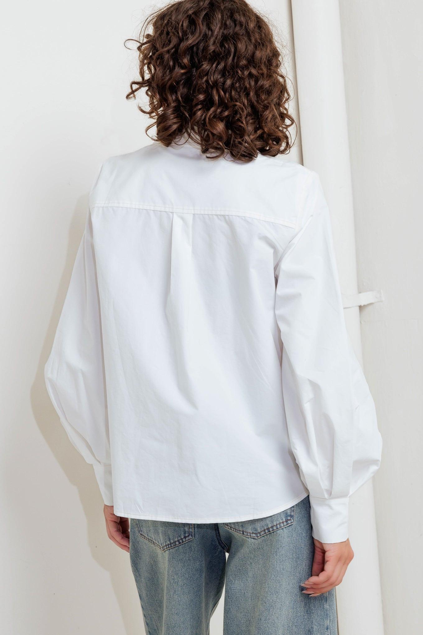 WHITE NOISE SOLID WOVEN TOP Flying Tomato