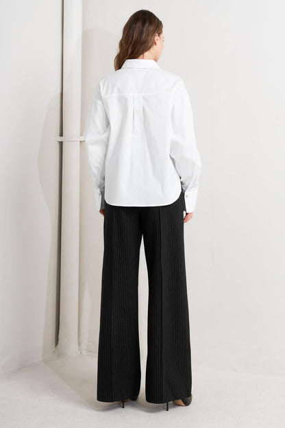 CRYSTAL TOUCH WOVEN SHIRT Flying Tomato