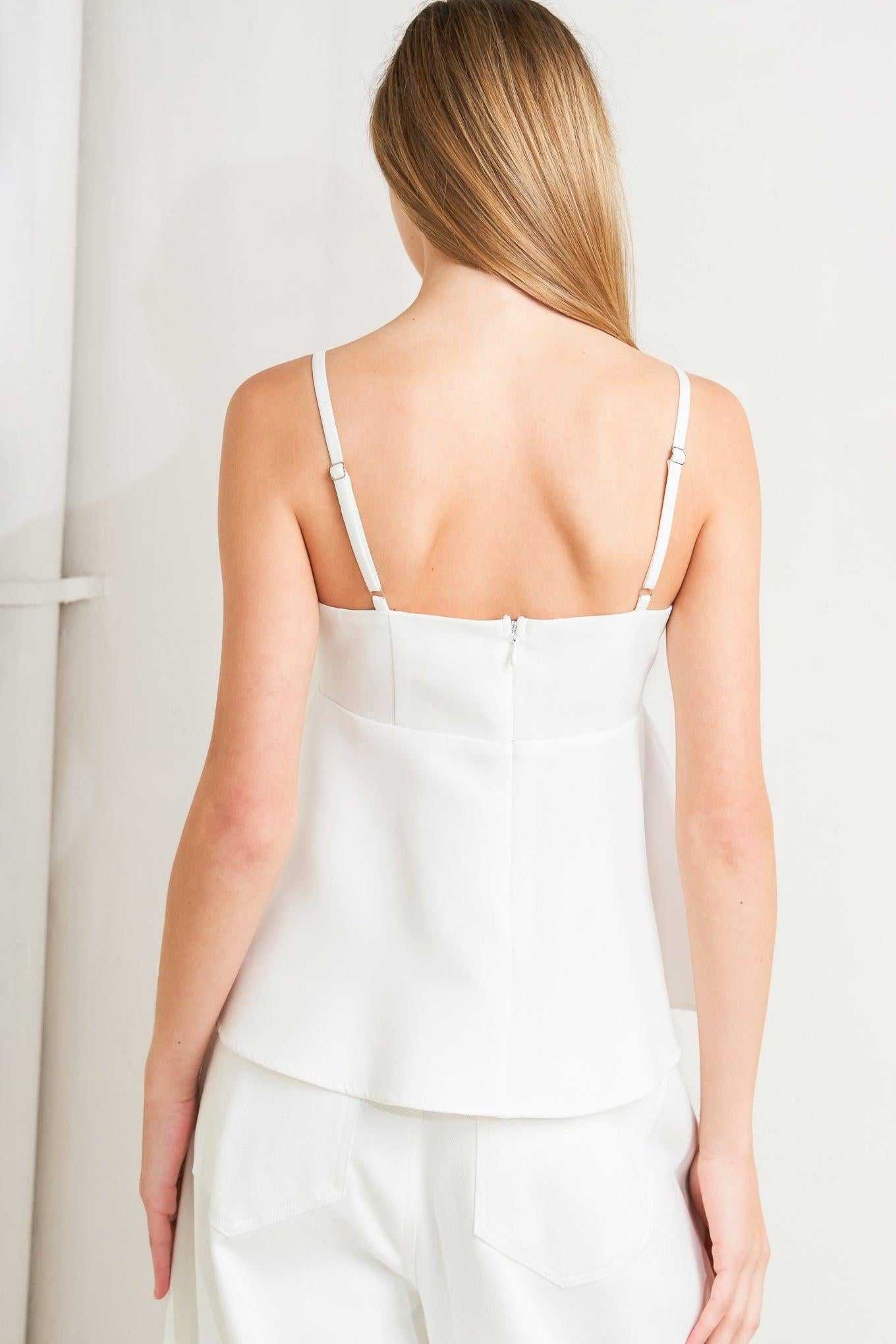 MINIMAL MOOD WOVEN CAMI TOP Flying Tomato