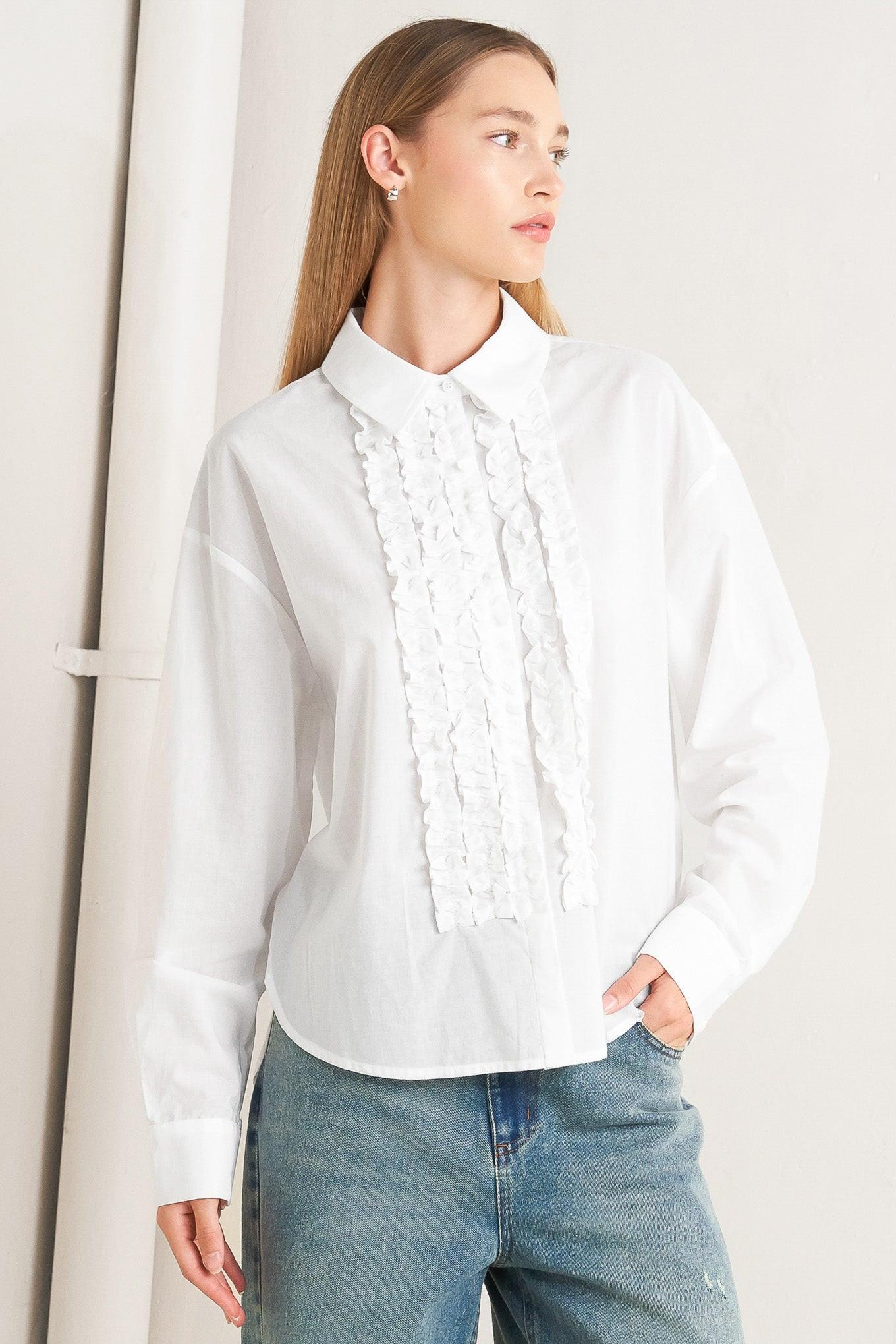 MODERN MUSE WOVEN TOP Flying Tomato