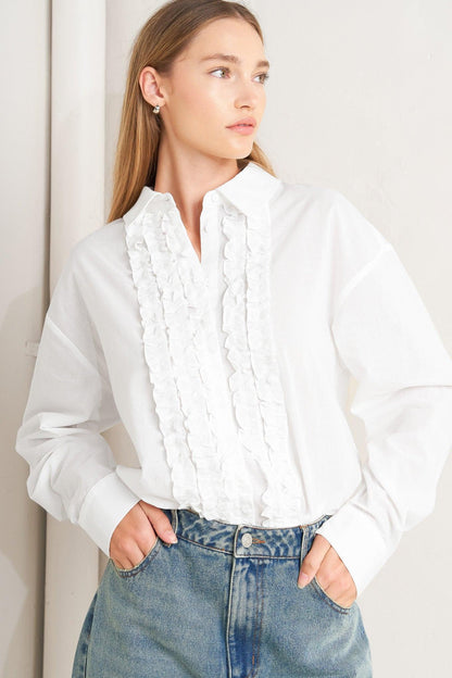 MODERN MUSE WOVEN TOP Flying Tomato