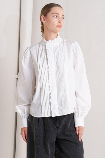 MILK CLOUD WOVEN TOP Flying Tomato