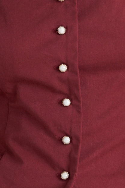 AMOUR SCALLOP WOVEN TOP Flying Tomato