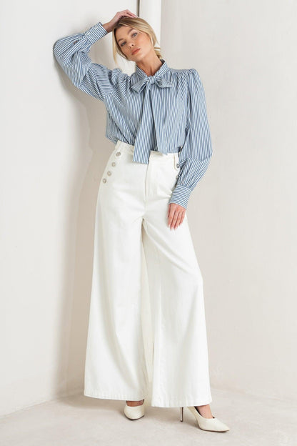 CHARMING INTENTIONS WOVEN TOP Flying Tomato