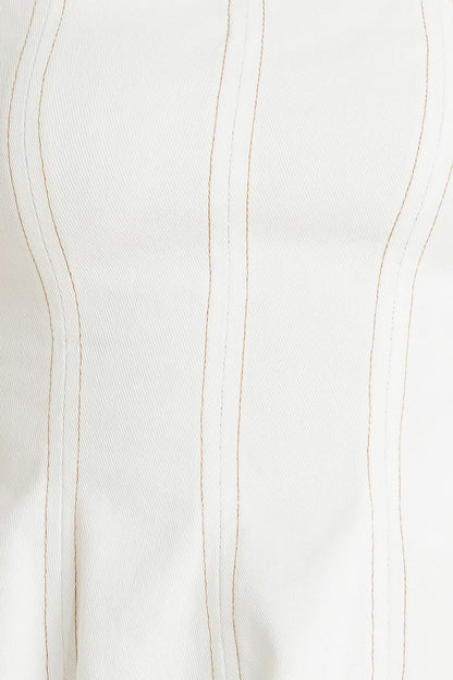 SUBTLE DRAMA WOVEN TOP Flying Tomato