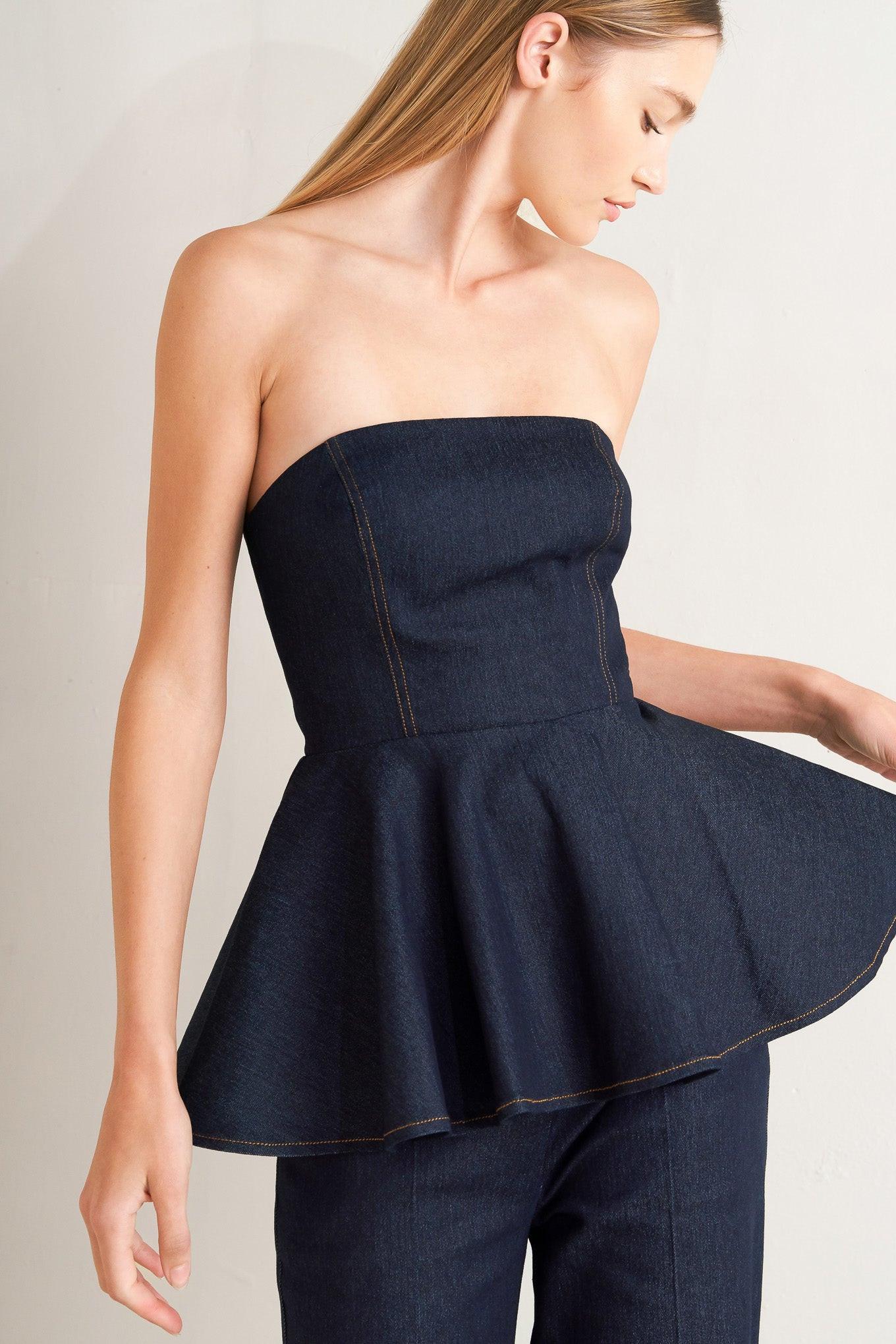 POWERED FEMME DENIM TOP Flying Tomato