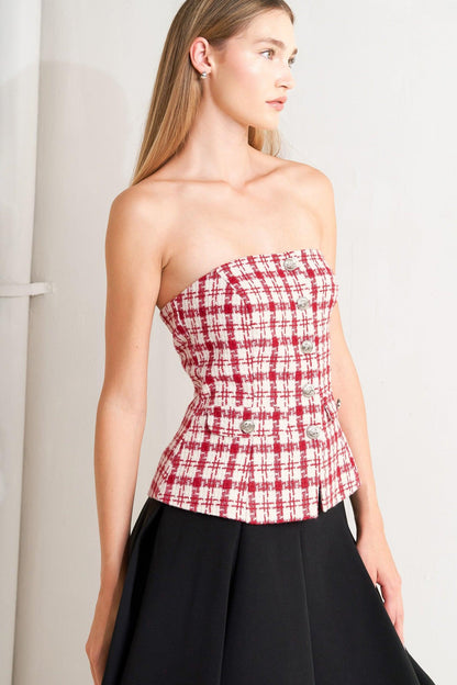 LADY CODE TWEED TOP Flying Tomato
