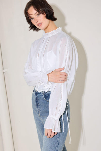 PURE ROMANCE WOVEN TOP Flying Tomato