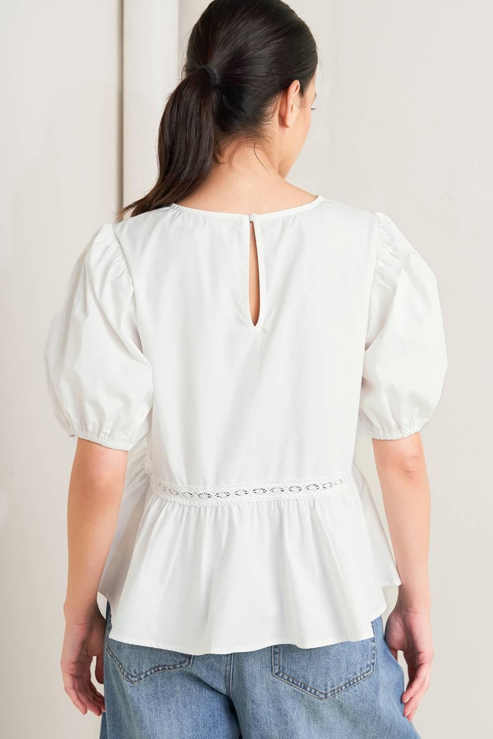 SILENT MORNING WOVEN TOP Flying Tomato