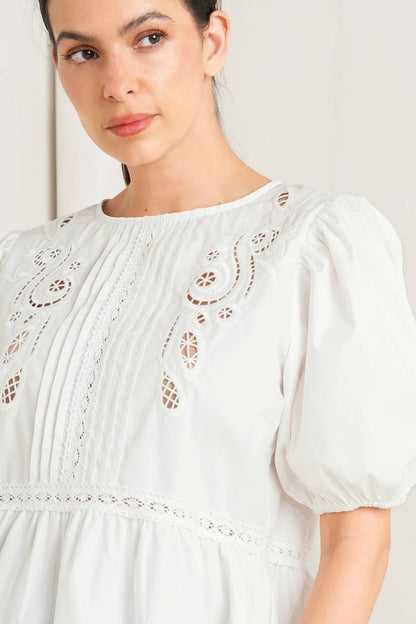SILENT MORNING WOVEN TOP Flying Tomato
