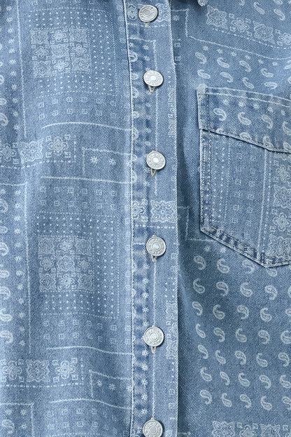 VINTAGE BANDANA DENIM JACKET Flying Tomato