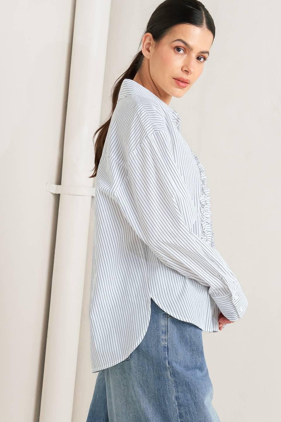 DAYLIGHT EDGE WOVEN TOP Flying Tomato
