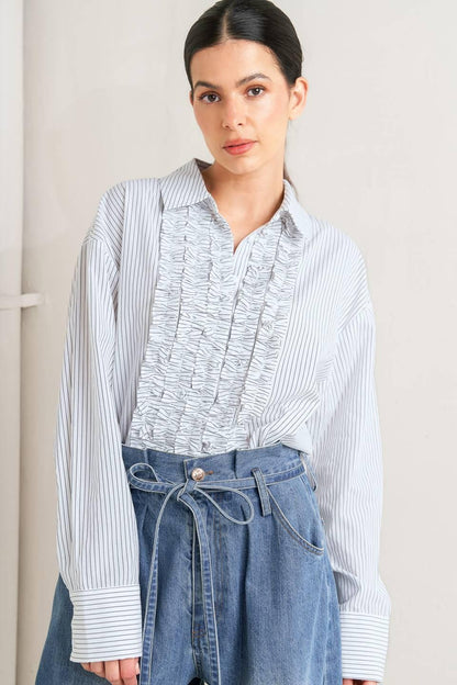DAYLIGHT EDGE WOVEN TOP Flying Tomato
