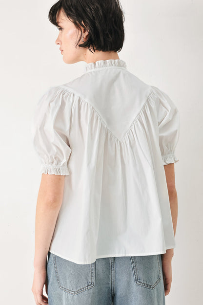 SWEET NOTE MOMENT WOVEN TOP Flying Tomato