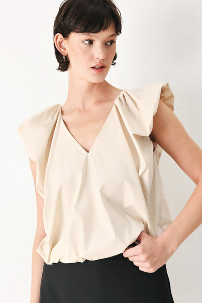 MOONLIGHT SOCIAL WOVEN TOP Flying Tomato