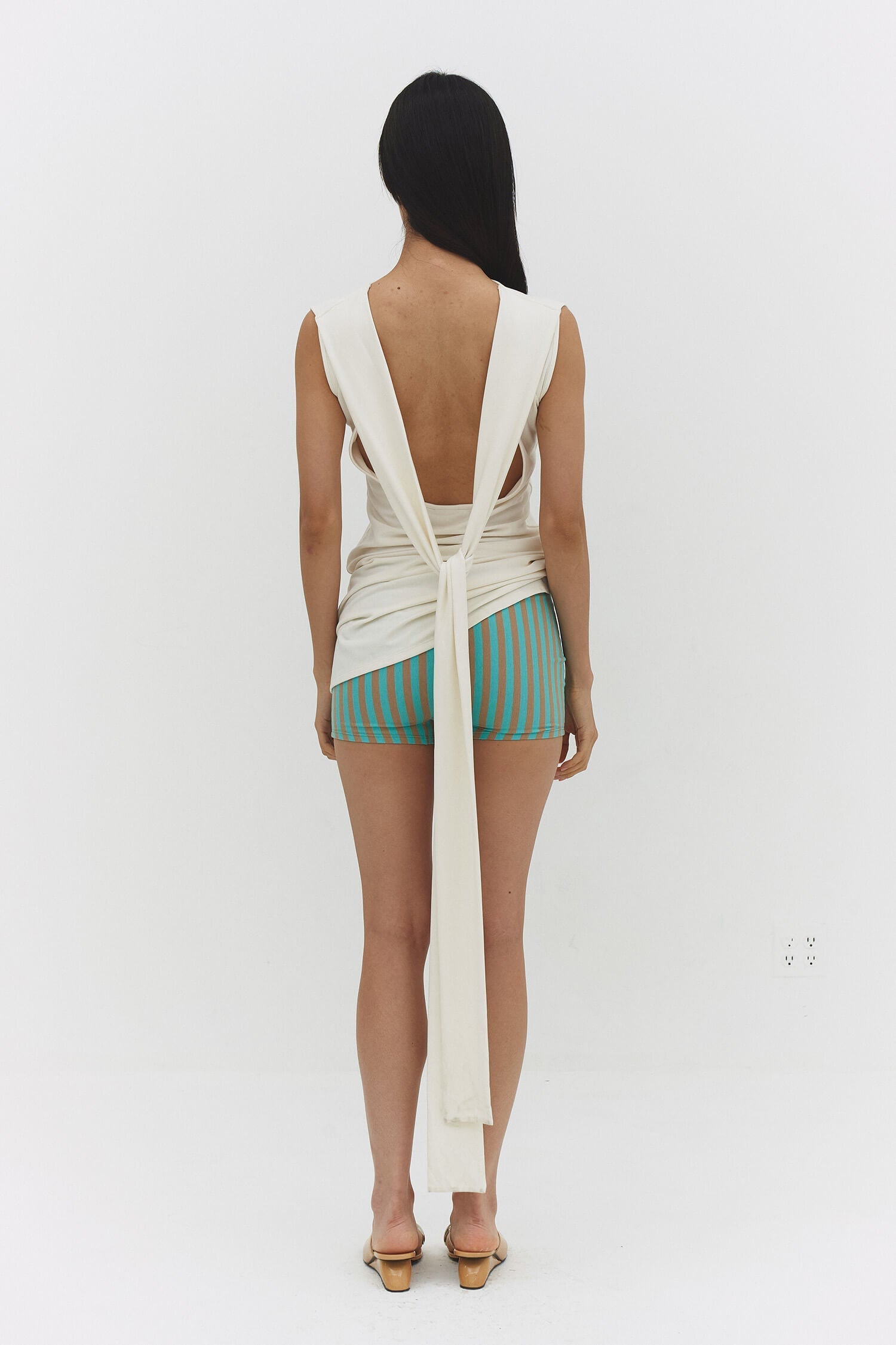 BEATRIZ DRESS IN OFF WHITE findmenowthelabel