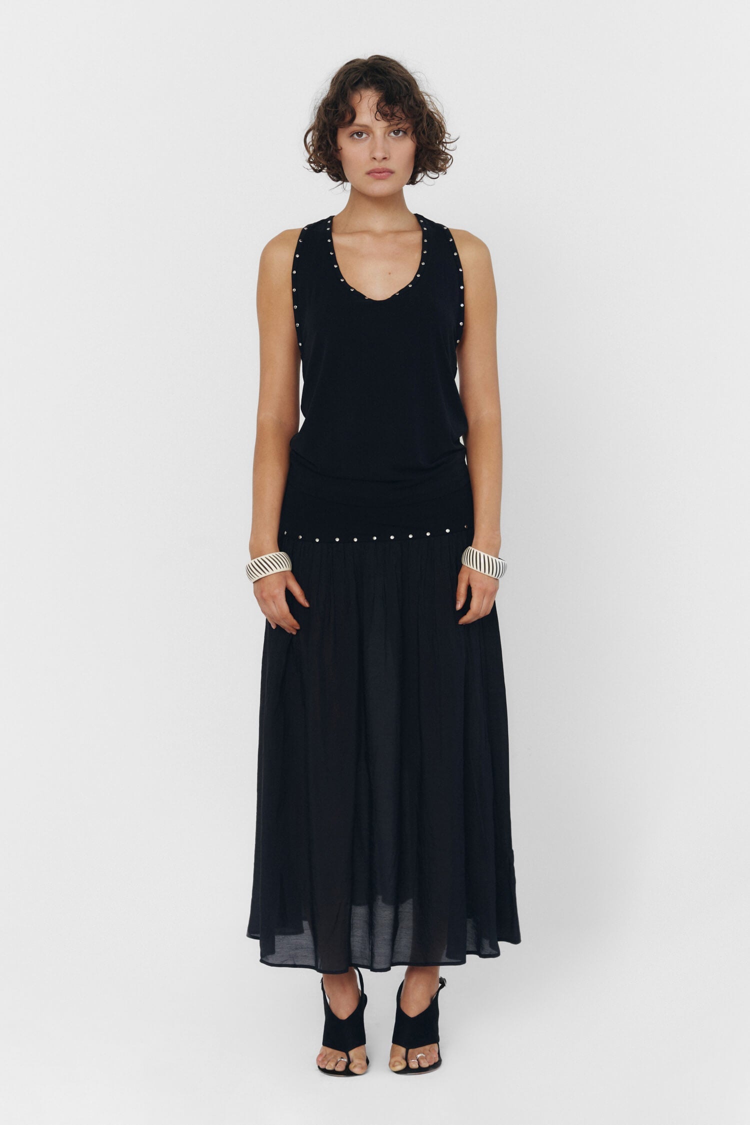 YUAN TANK TOP IN BLACK findmenowthelabel