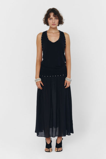 YUAN TANK TOP IN BLACK findmenowthelabel