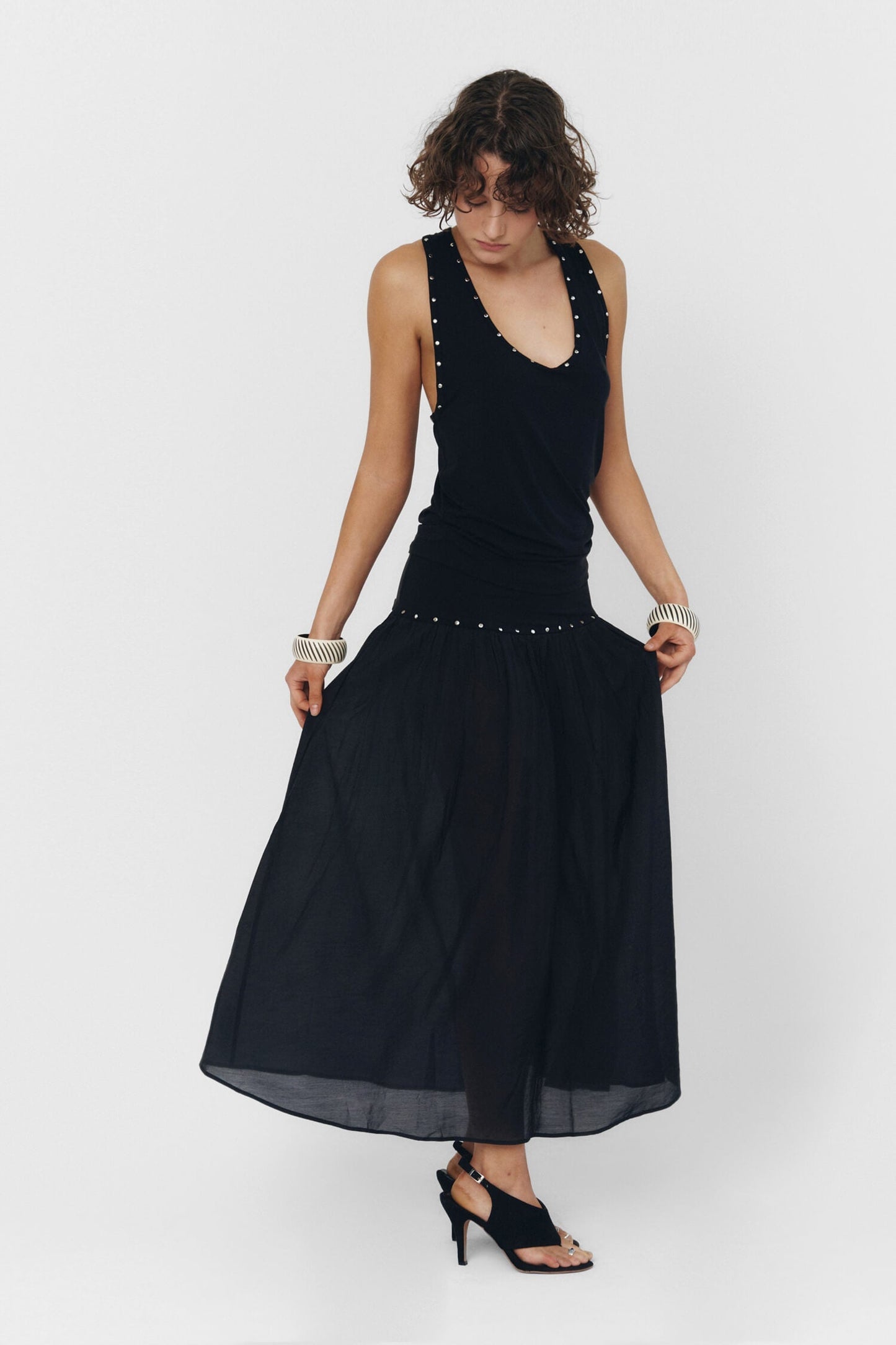 YUAN TANK TOP IN BLACK findmenowthelabel