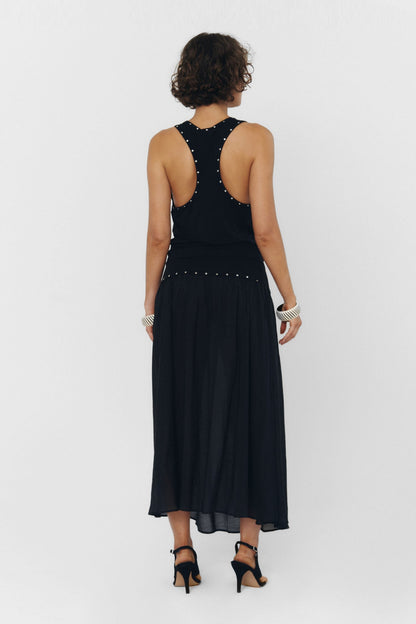 YUAN TANK TOP IN BLACK findmenowthelabel