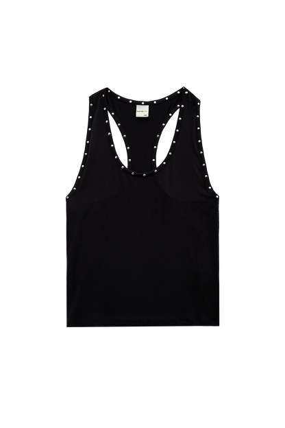 YUAN TANK TOP IN BLACK findmenowthelabel