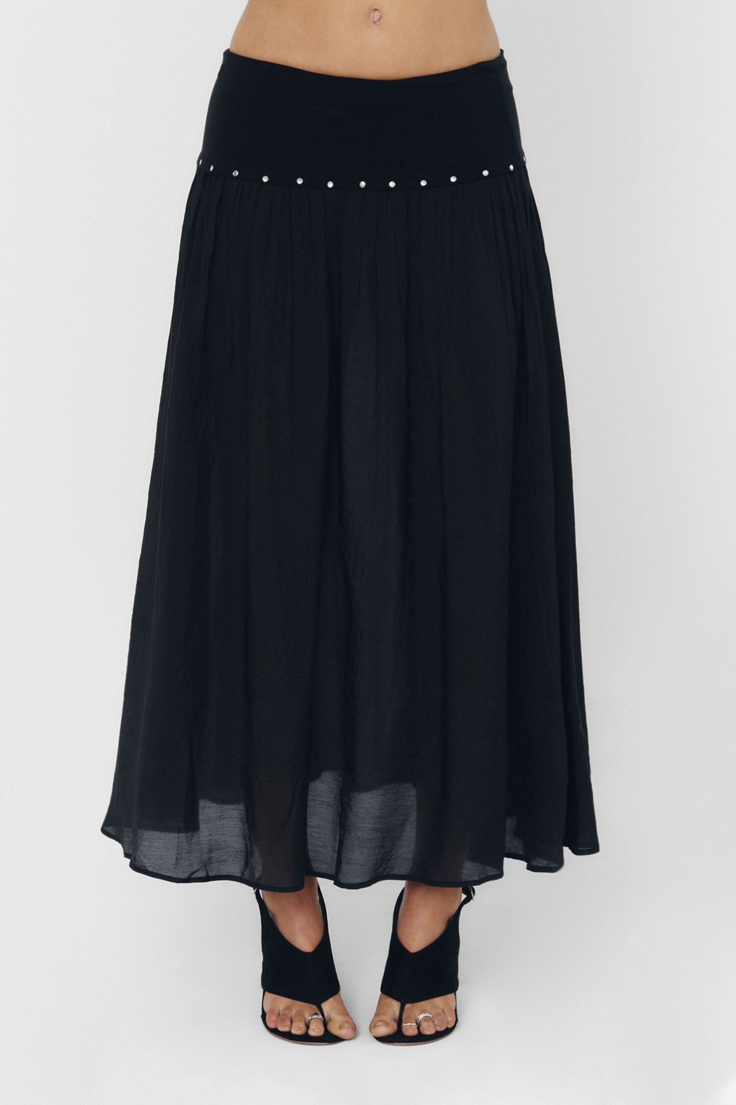YUAN SKIRT IN BLACK findmenowthelabel