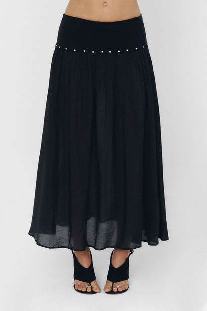 YUAN SKIRT IN BLACK findmenowthelabel