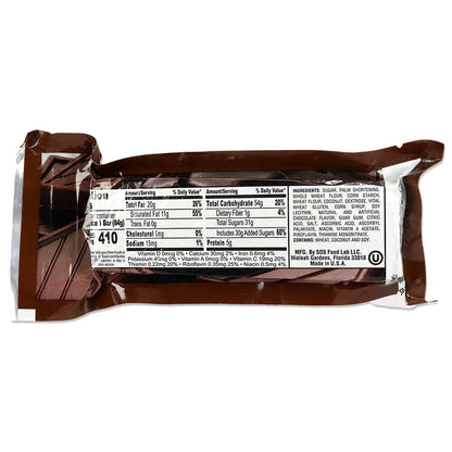 Millennium Energy Bar Chocolate 400 Calories quakekits.com