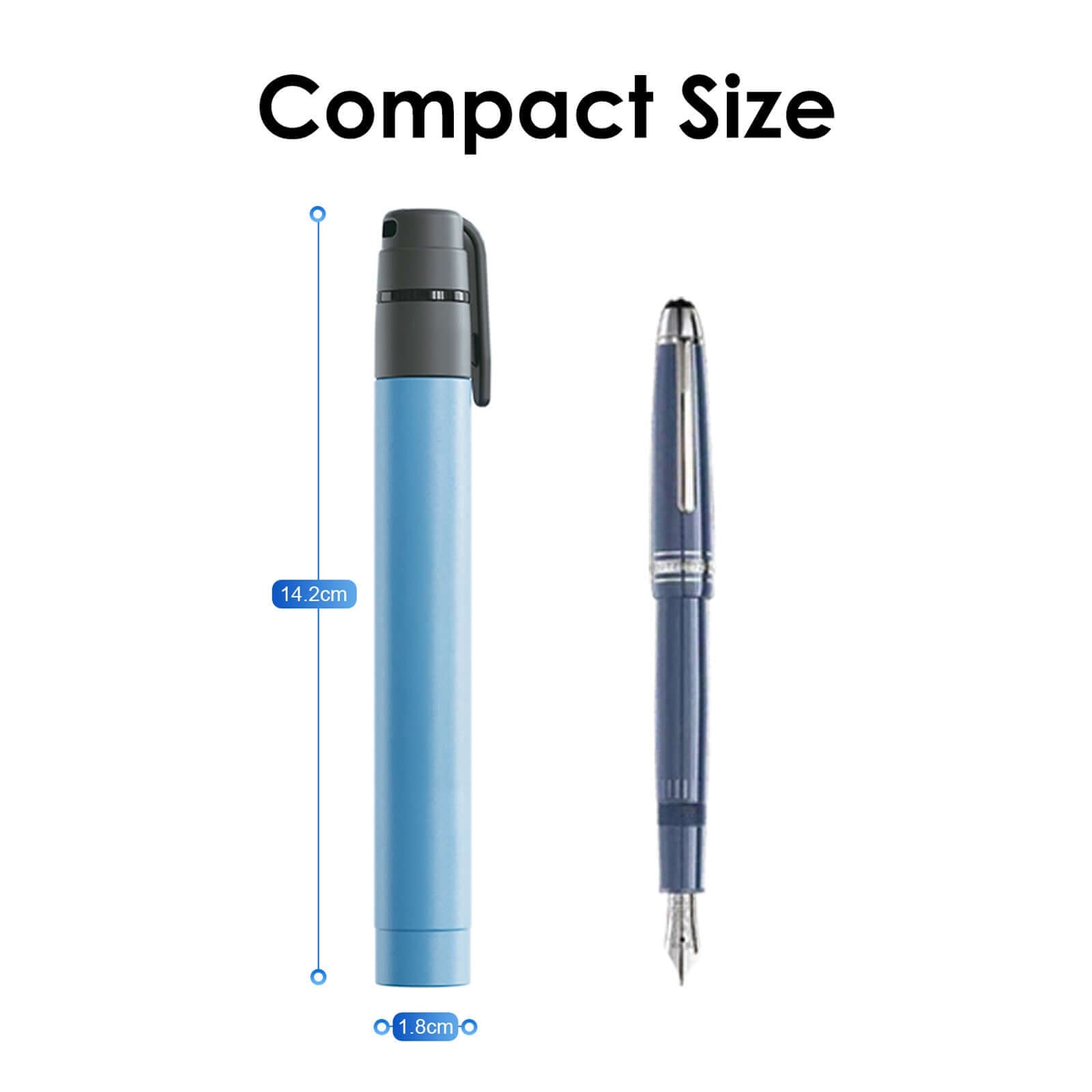 Ultra Compact Water Purification Straw - HygieniSafe® - 2 Pack quakekits.com