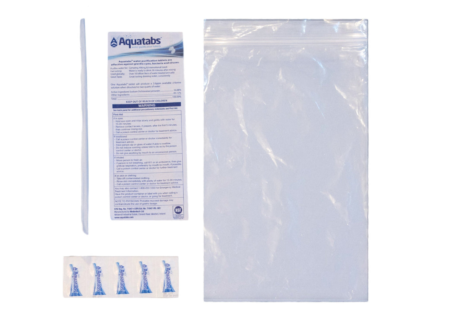 Hydration Kit with 10 Water Purification Tablets quakekits.com