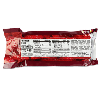 Millennium Energy Bar Raspberry 400 Calories quakekits.com