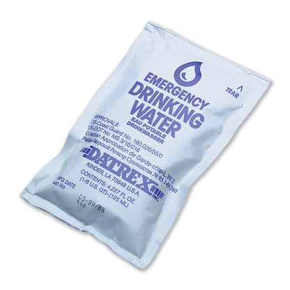 Six Pack of Water Pouches - Long Shelf Life quakekits.com