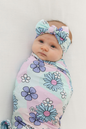 Blake - Lightweight Blanket Blush Lotus
