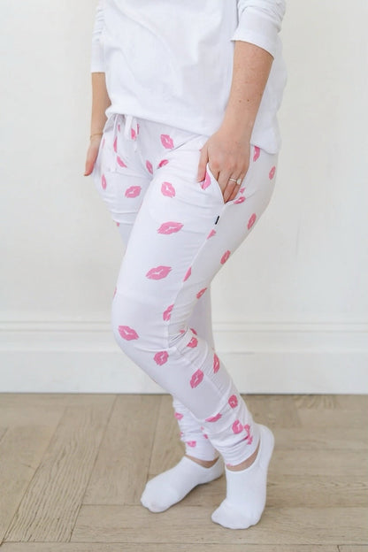 Kisses - Women's Jogger Blush Lotus