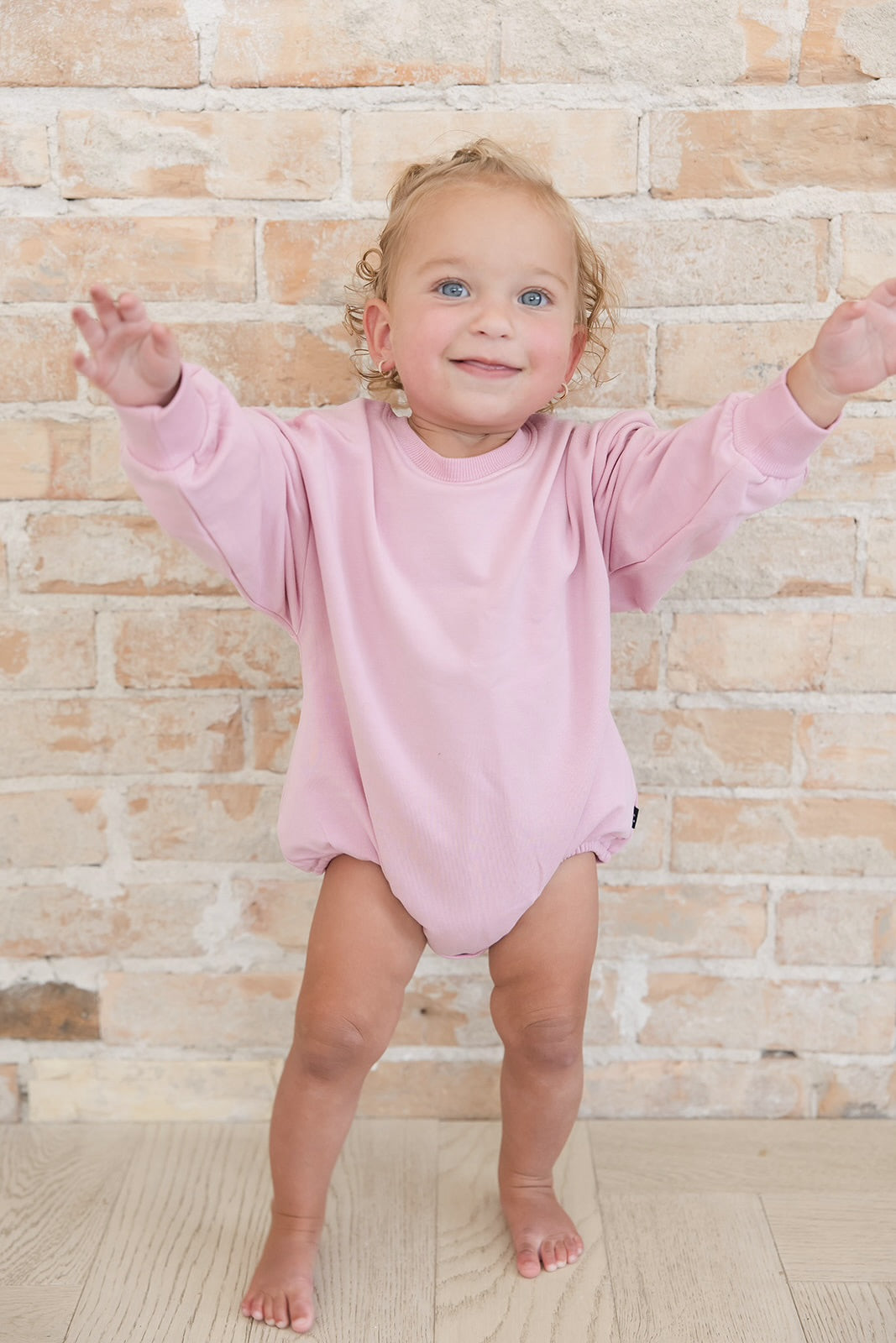 Ballet Pink - Cloud Terry Bubble Sweatshirt Blush Lotus