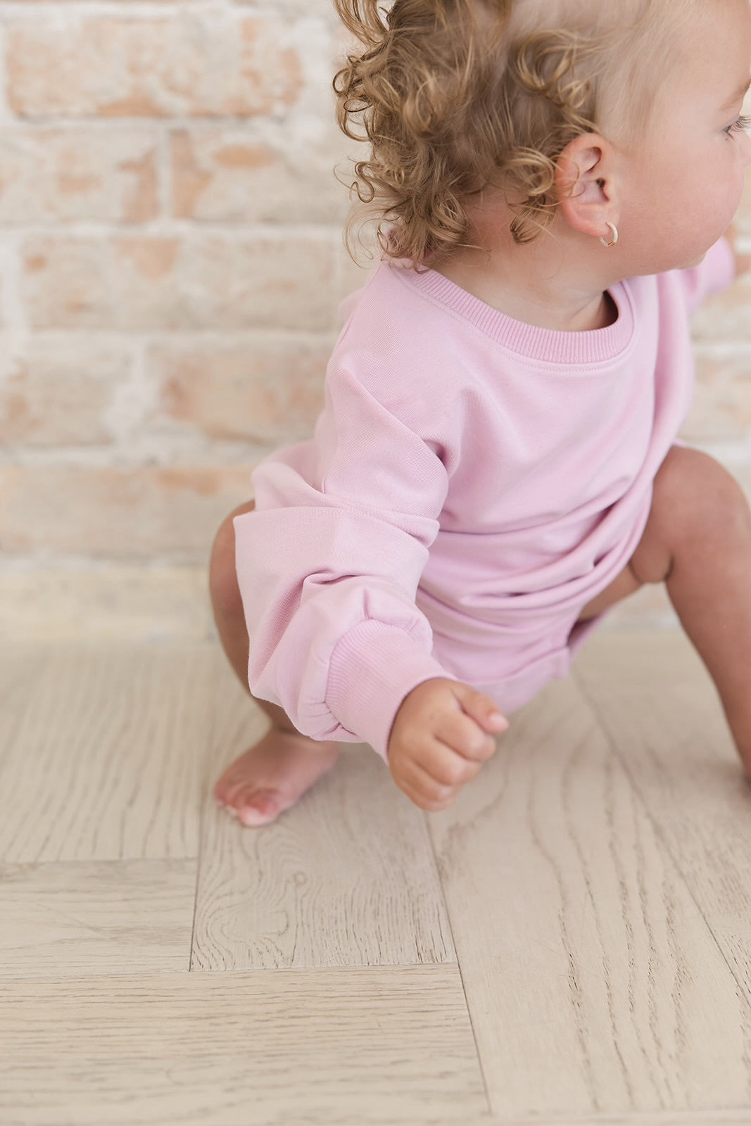 Ballet Pink - Cloud Terry Bubble Sweatshirt Blush Lotus