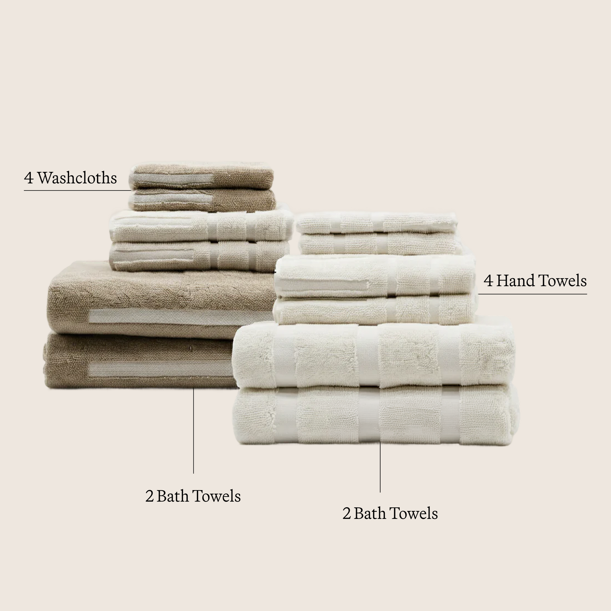 Capri Towels Italic
