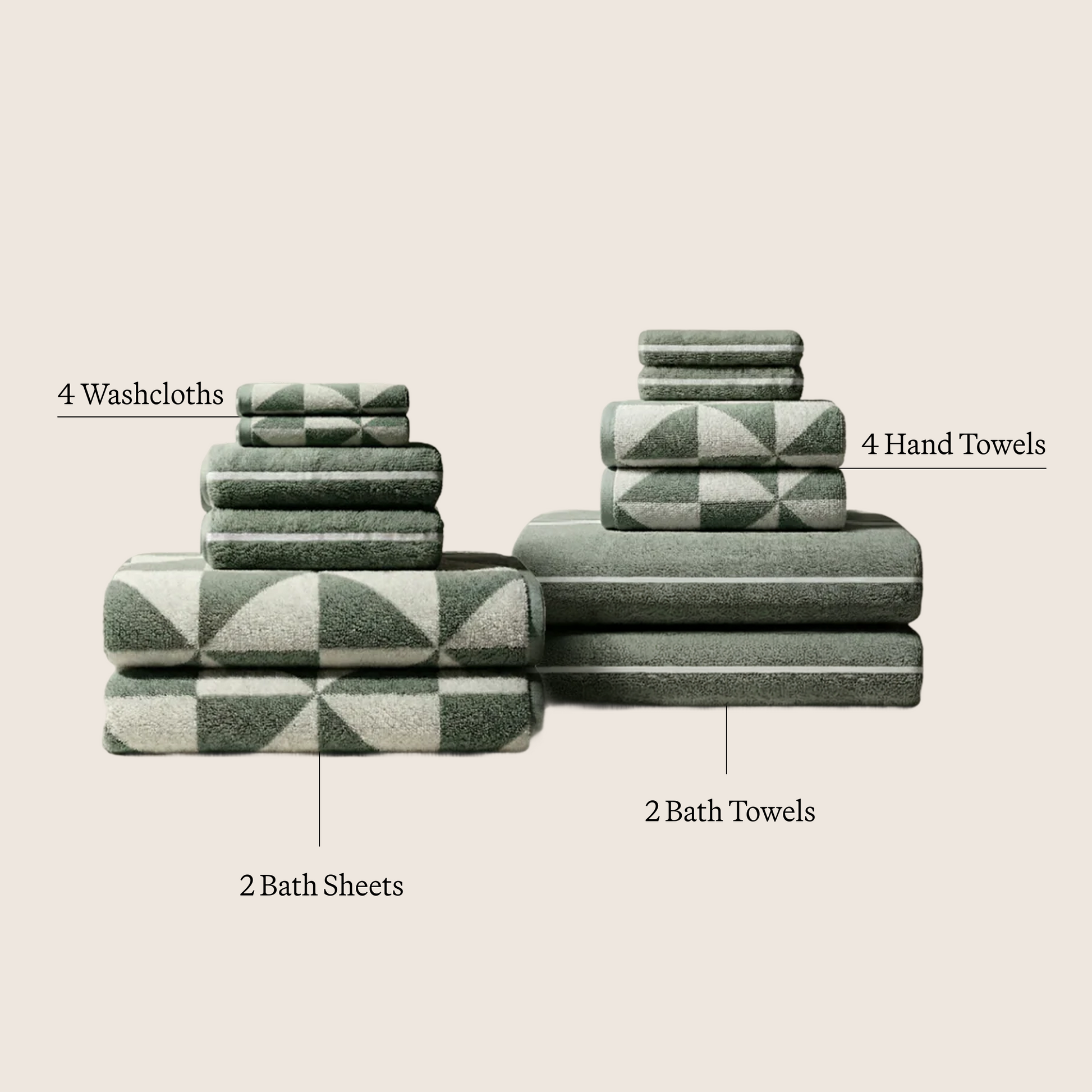 Deia Towels Italic