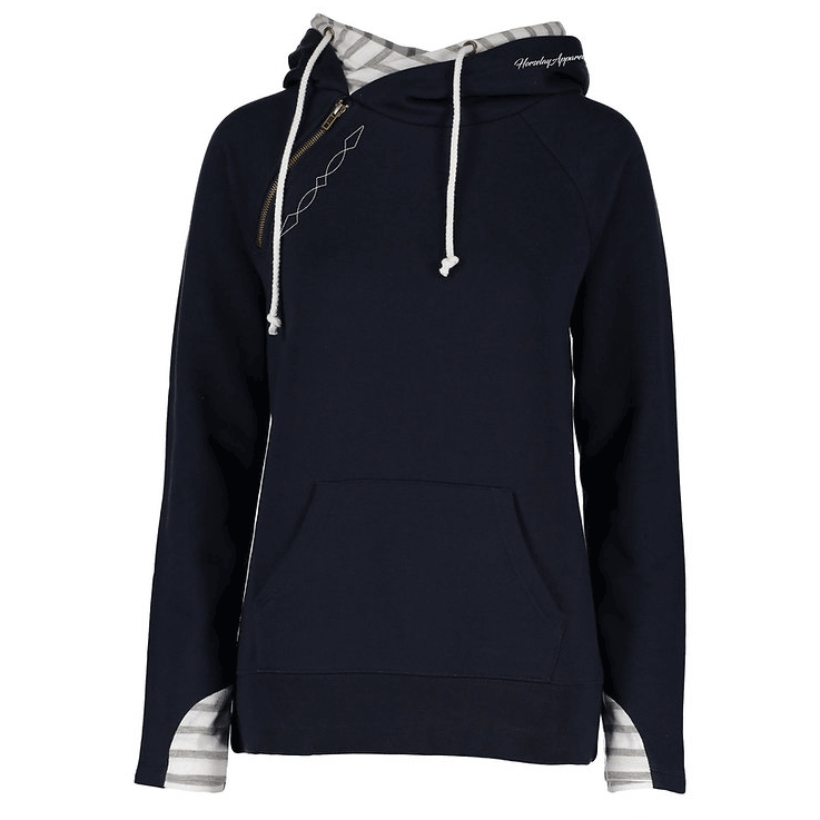 Fancy Stitch Hoodie: Navy Horseplay Apparel